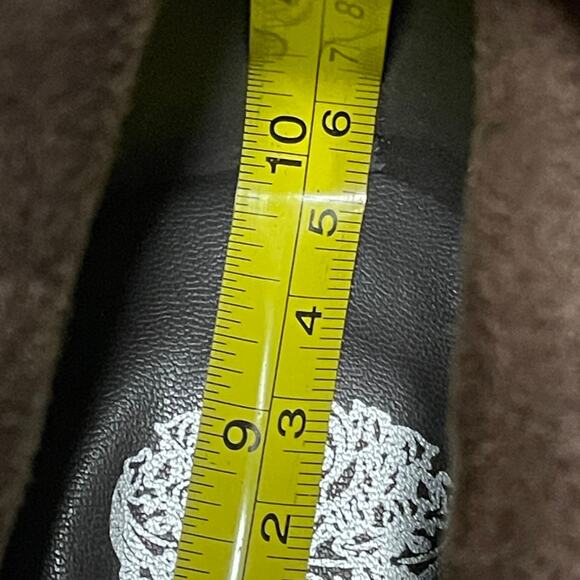 Vince Camuto Women's Babellie Mid Calf Boots Size 9 Taupe Suede Cowboy Western - Picture 13 of 16